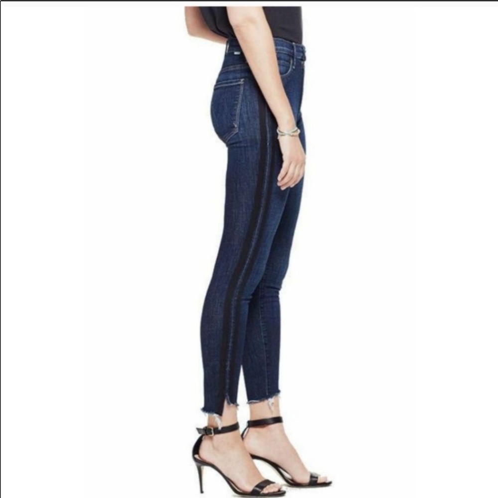 Mother The Stunner Ankle step hem Frayed Jeans 27